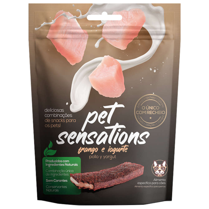 Bifinho Pet Sensations Sabor Frango e Iogurte 65g Avert