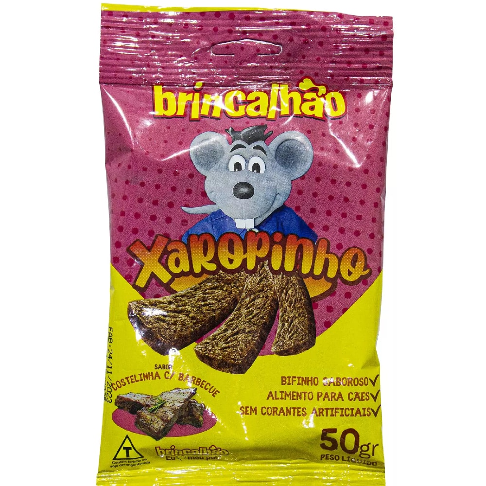 Bifinho Xaropinho Costela 50g Brincalhão Pet