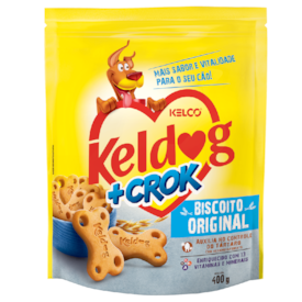 Biscoito Keldog + Croc Integral Original 400 g