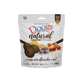 Biscoito Natural para Cães Alfarroba e Mel Doogs 150g