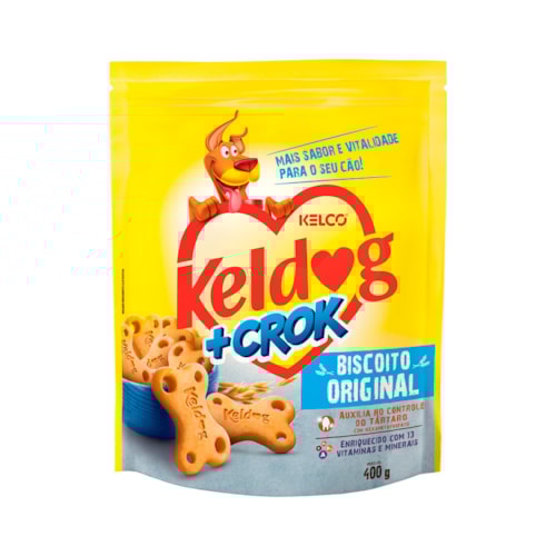 Biscoito para Cães Keldog + Croc Original 400g