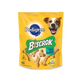 Biscoitos Biscrok Pedigree para Cães Adultos de Raças Pequenas 