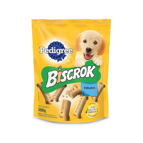 Biscoitos Biscrok Pedigree para Cães Filhotes 300g