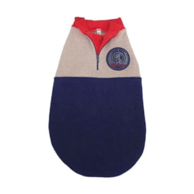 Blusa Pickorruchos Jacquard Tricolor Náutico para Cães