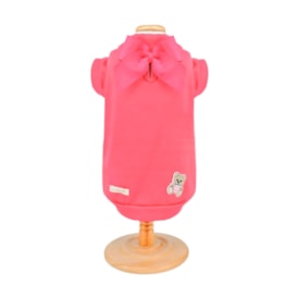 Blusa Soft Bonito pra Cachorro Urso Pink para Cães