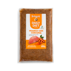 Bongos Daily Diet Alimento Natural para Cães Frango com Cúrcuma 300g