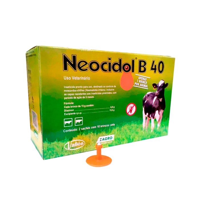 Brinco Mosquicida Neocidol B-49 Com 20 unidades