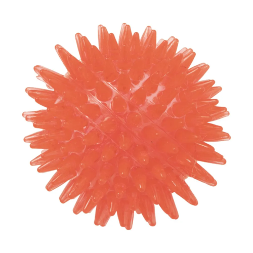 Brinquedo Bola Espinho TPR com Som Vermelho M - imagem adicional