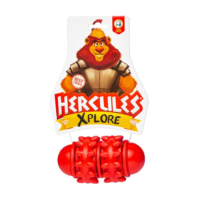 Brinquedo Cilindrico para Cães Hercules Xtreme Vermelho Brasgroup