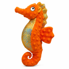 Brinquedo de Pelúcia Cavalo Marinho Laranja Animalíssimo 32cm