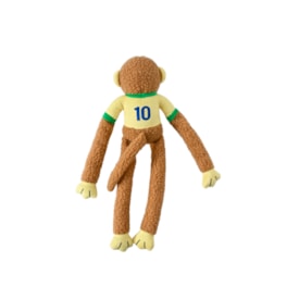 Brinquedo de Pelúcia Macaco Brasil Marrom Chalesco – Edição Limitada - imagem adicional