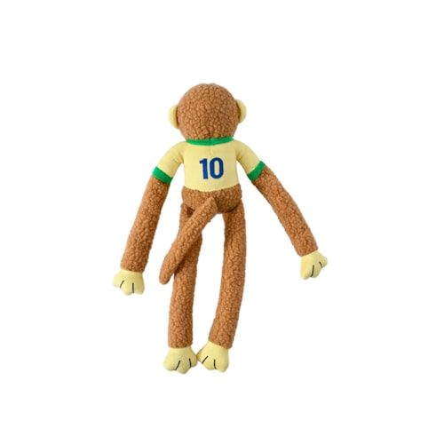 Brinquedo de Pelúcia Macaco Brasil Marrom Chalesco – Edição Limitada - imagem adicional