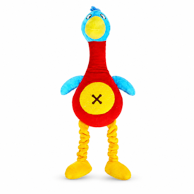 Brinquedo de Pelúcia Patinho com Mordedor para Cães (52cm)
