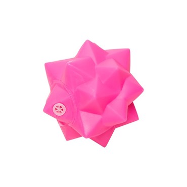 Brinquedo de Vinil Bola Cravo Rosa 8cm - Home Pet