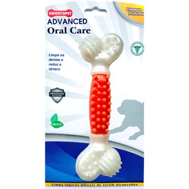 Brinquedo Mordedor Odontopet Advanced Oral Care Limpa os Dentes Reduz Tártaro