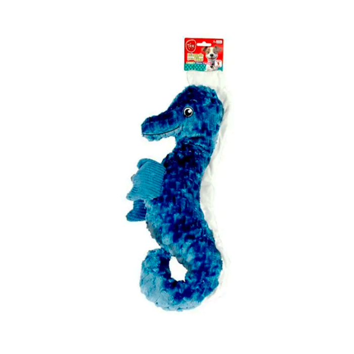 Brinquedo para Cachorro Tex Toys Pelúcia Luxo Cavalo Marinho 56 cm