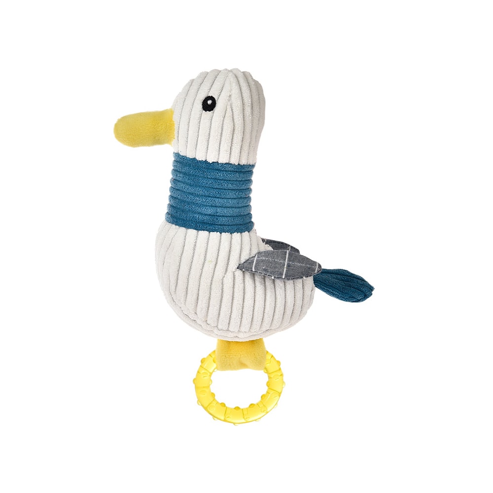 Brinquedo Pelúcia Gaivota com Mordedor Chalesco