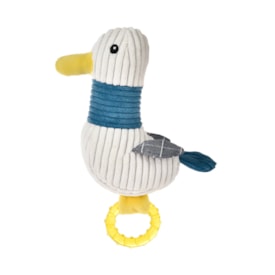 Brinquedo Pelúcia Gaivota com Mordedor Chalesco