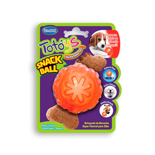 Brinquedo Totoys Snack Ball para Cães *Cores Sortidas* - Chalesco - imagem adicional