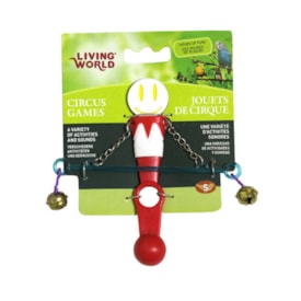 Brinquedo Trapézio Com Guizo Para Pássaros