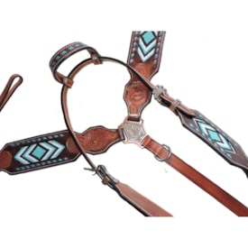 Cabeçada com Peiteira para Cavalos Ref. OEBC - 61 2480