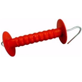 Cabo Isolado Com Mola Interna Para Porteira Cerca Elétrica Vermelho