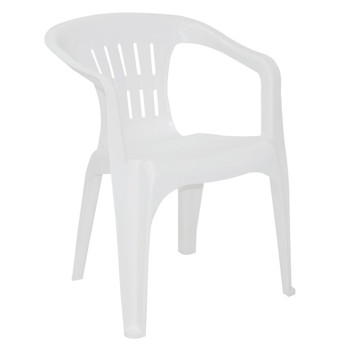 Cadeira/Poltrona Atalaia Tramontina em Polipropileno Branco 