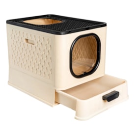 Caixa de Areia para Gato Sandbox Bege Jel Plast Premium - imagem adicional