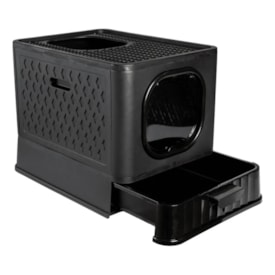 Caixa de Areia para Gato Sandbox Preta Jel Plast Premium - imagem adicional