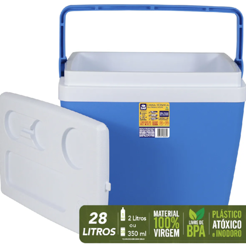 Caixa Térmica Azul Belfix 28L 72802