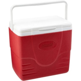 Caixa Térmica em Termoplástico 16QT Coleman Vermelha 15,1 Litros