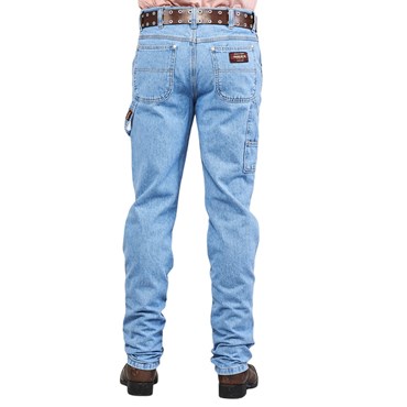 Calça Jeans Docks Masculina Basic Carpinteira Delavê Ref. 1008