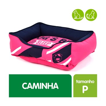 Cama Emporium Distripet Dogs Bed Pink e Marinho Cães e Gatos