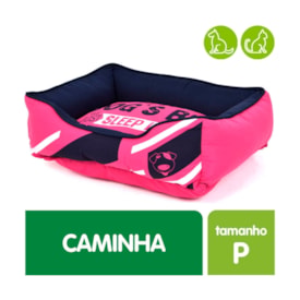 Cama Emporium Distripet Dogs Bed Pink e Marinho Cães e Gatos - imagem adicional