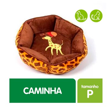 Cama Emporium Distripet Girafa Marrom para Cães e Gatos