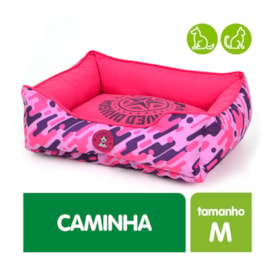 Cama Emporium Distripet Militar Pink para Cães e Gatos - imagem adicional