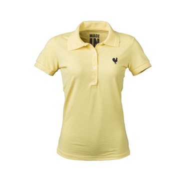 Camisa Polo Feminina Amarela - Made In Mato