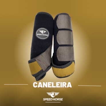 Caneleira Dianteira Para Equinos Speed Horse Coyote Ref 3385