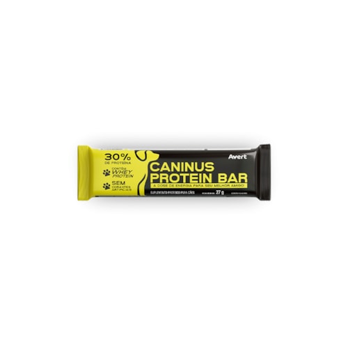 Caninus Protein Bar Barra de Proteína Whey Protein Avert para Cães 27 g