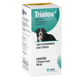 Carrapaticida Sarnicida Triatox para Cães 40 ml