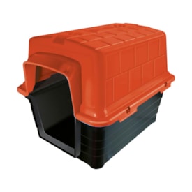 Casinha Plástica Furacão Pet Ultra Resistente 2 em 1 Vermelha Tamanho 4