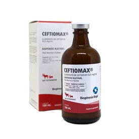 Ceftiomax Antibiótico Injetável para Bovinos e Suínos 100ml 