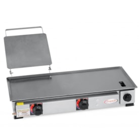 Chapa Sanduicheira com Prensa e Gaveta à Gás Baixa Pressão Itajobi 70X30 cm Ref. 11017