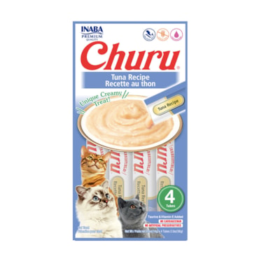 Churu Purê para Gatos Sabor Atum 4 Sachês de 14 g Cada