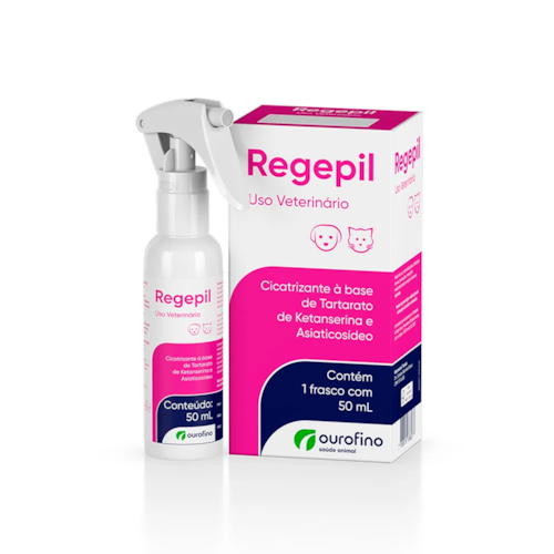 Cicatrizante Regepil Ourofino para Cães e Gatos 50ml 