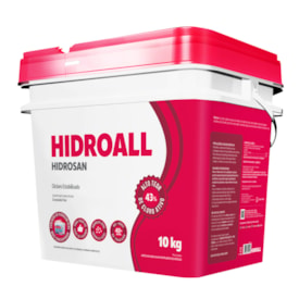 Cloro Granulado Hidroall Hidrosan 43% Dicloro Estabilizado Ativo Balde 10,0 kg