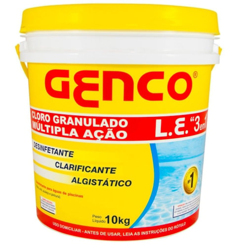 Cloro Granulado L.E Genco 3 em 1 Múltipla Ação  - imagem adicional