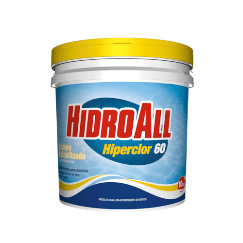 Cloro Hiperclor 60 Hidroall Desinfetante Para  Piscinas 10kg