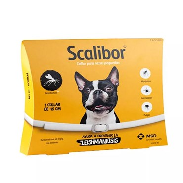 Coleira Antiparasitária Scalibor 48 cm Tamanho P para Cães de Até 19 kg