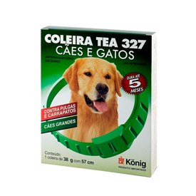 Coleira Antipulgas e Carrapatos Tea para Cães e Gatos 38g